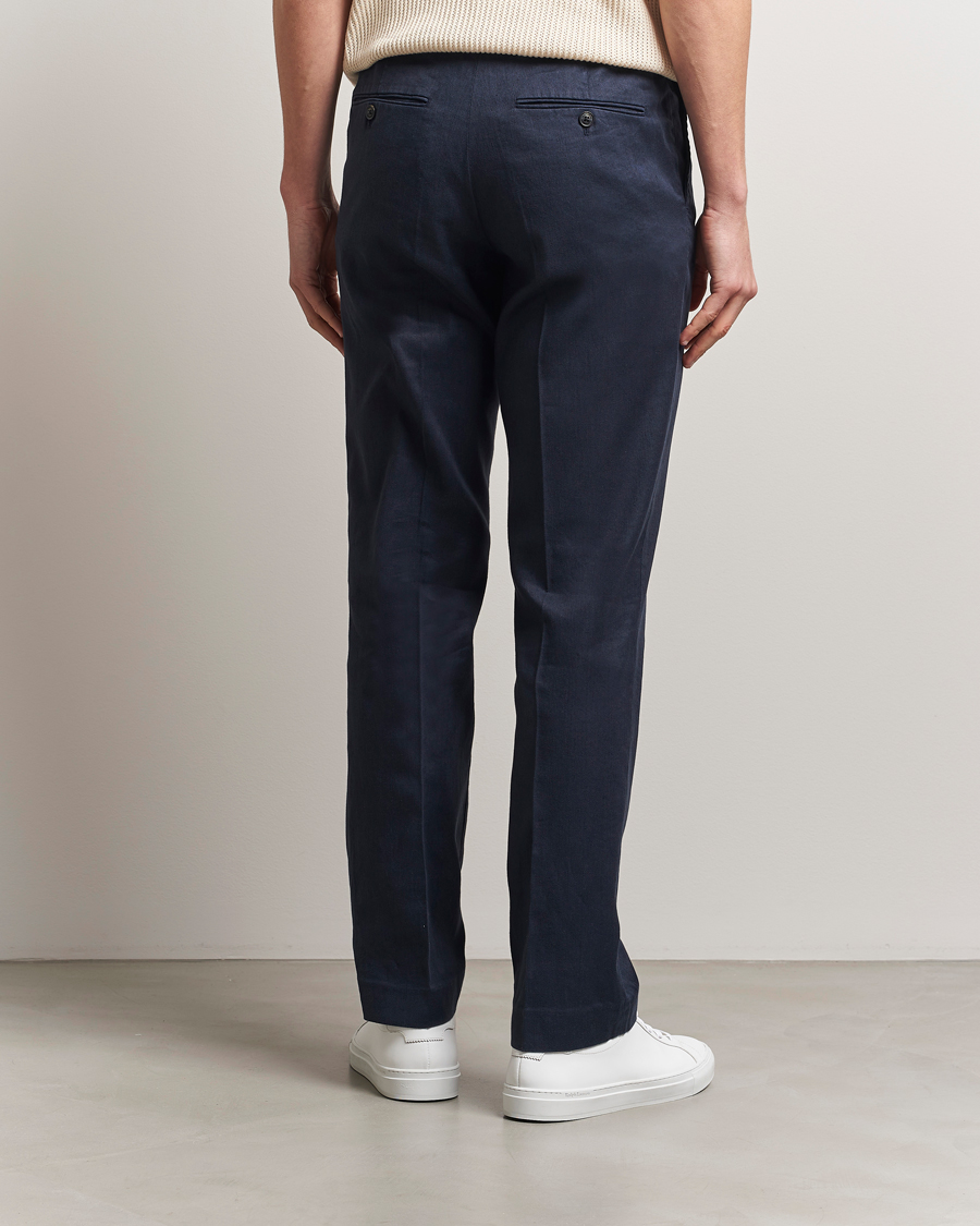 Herren | Hosen | J.Lindeberg | Lois Linen Stretch Pants Navy