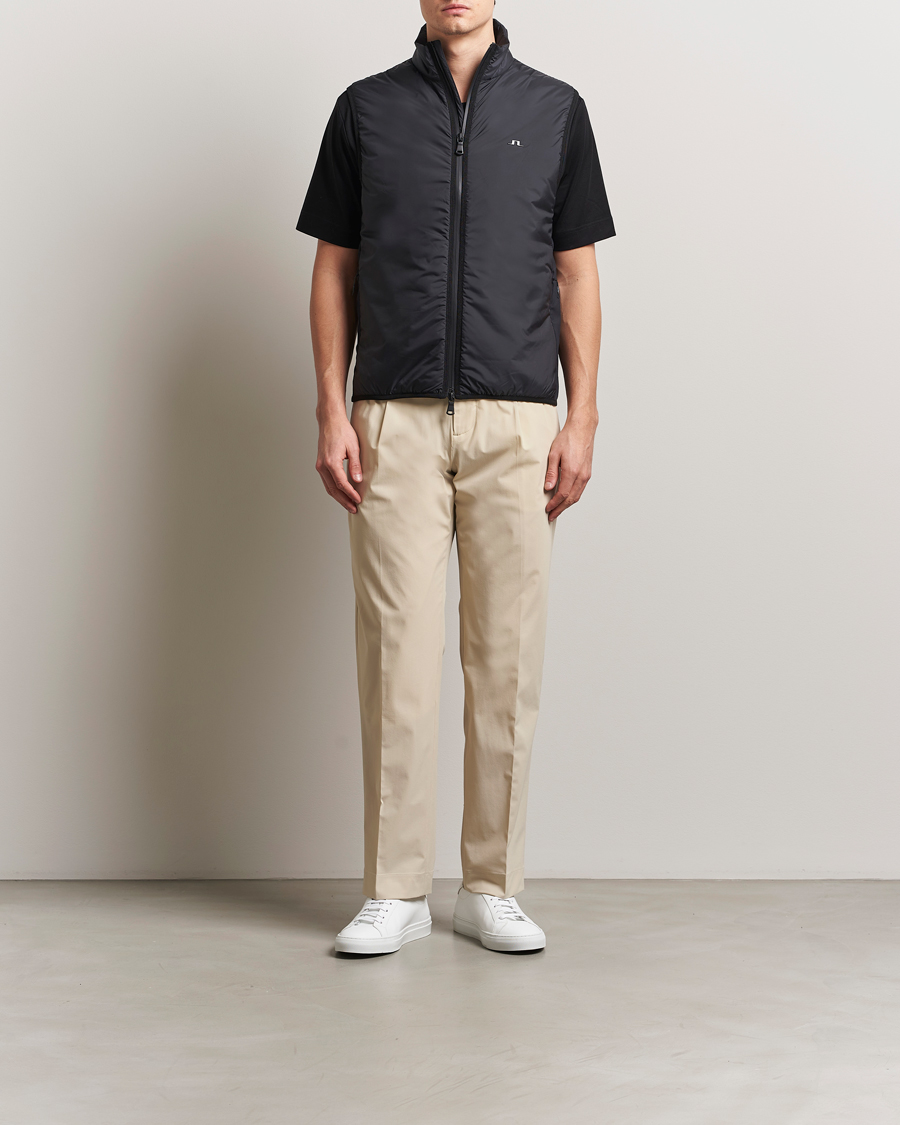 Herren | Pullover | J.Lindeberg | Dobber Hybrid Vest Black