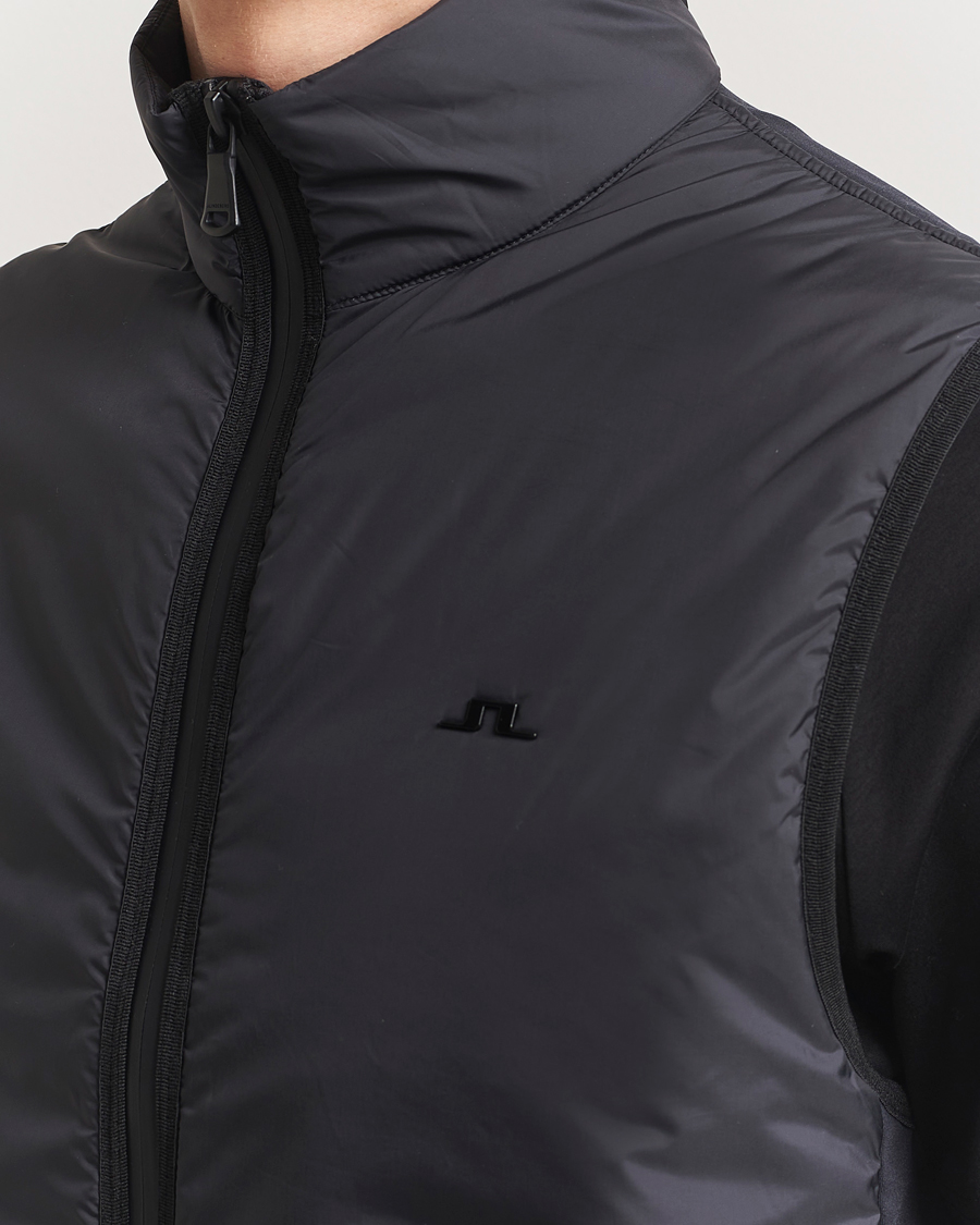 Herren | Pullover | J.Lindeberg | Dobber Hybrid Vest Black