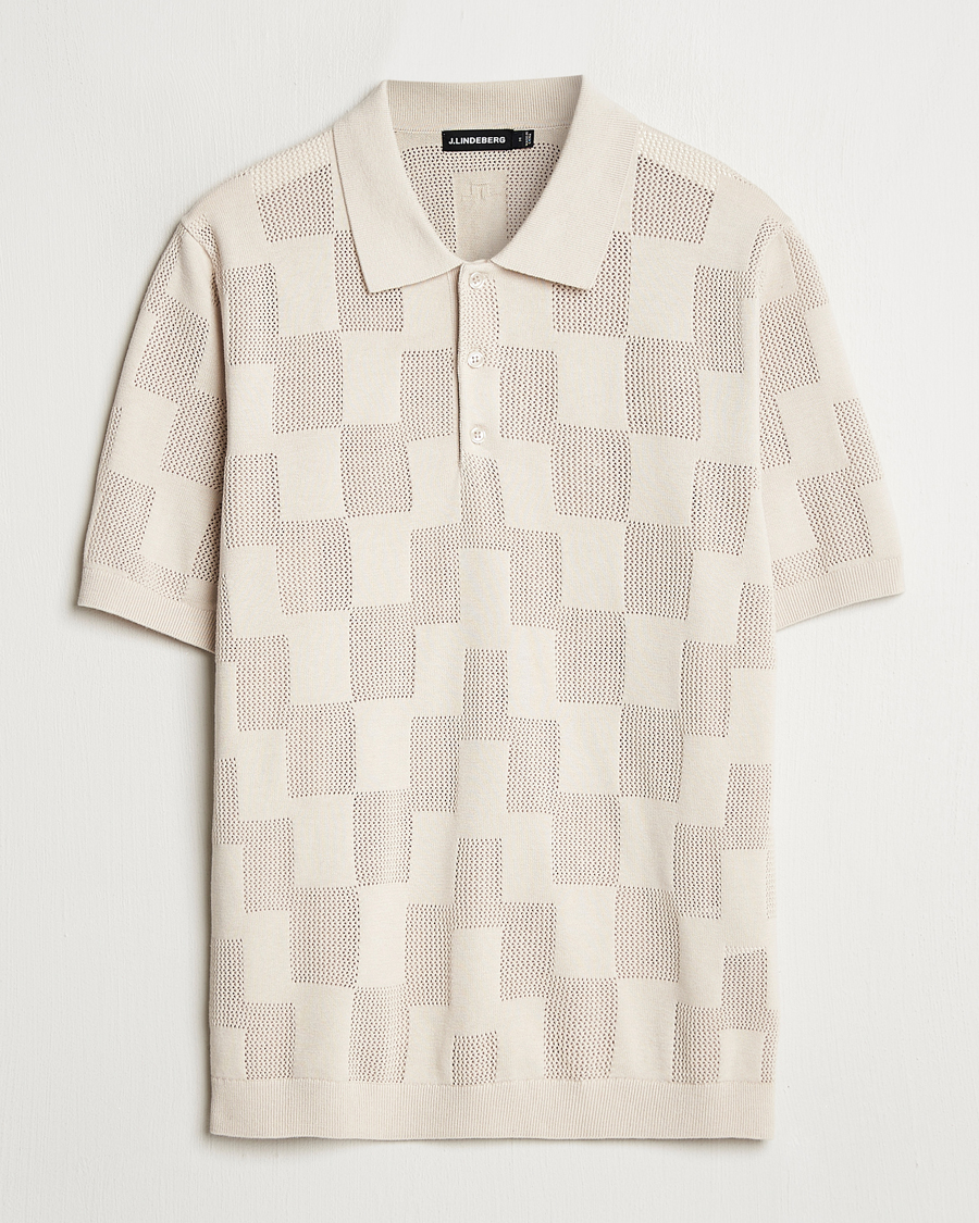 Herren | Poloshirts | J.Lindeberg | Reymond Stacked Bridge Polo Moonbeam