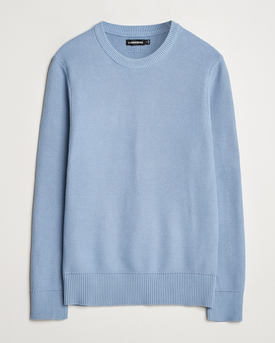 Herren | Pullover | J.Lindeberg | Arthur Organic Cotton Knit Rain Washed