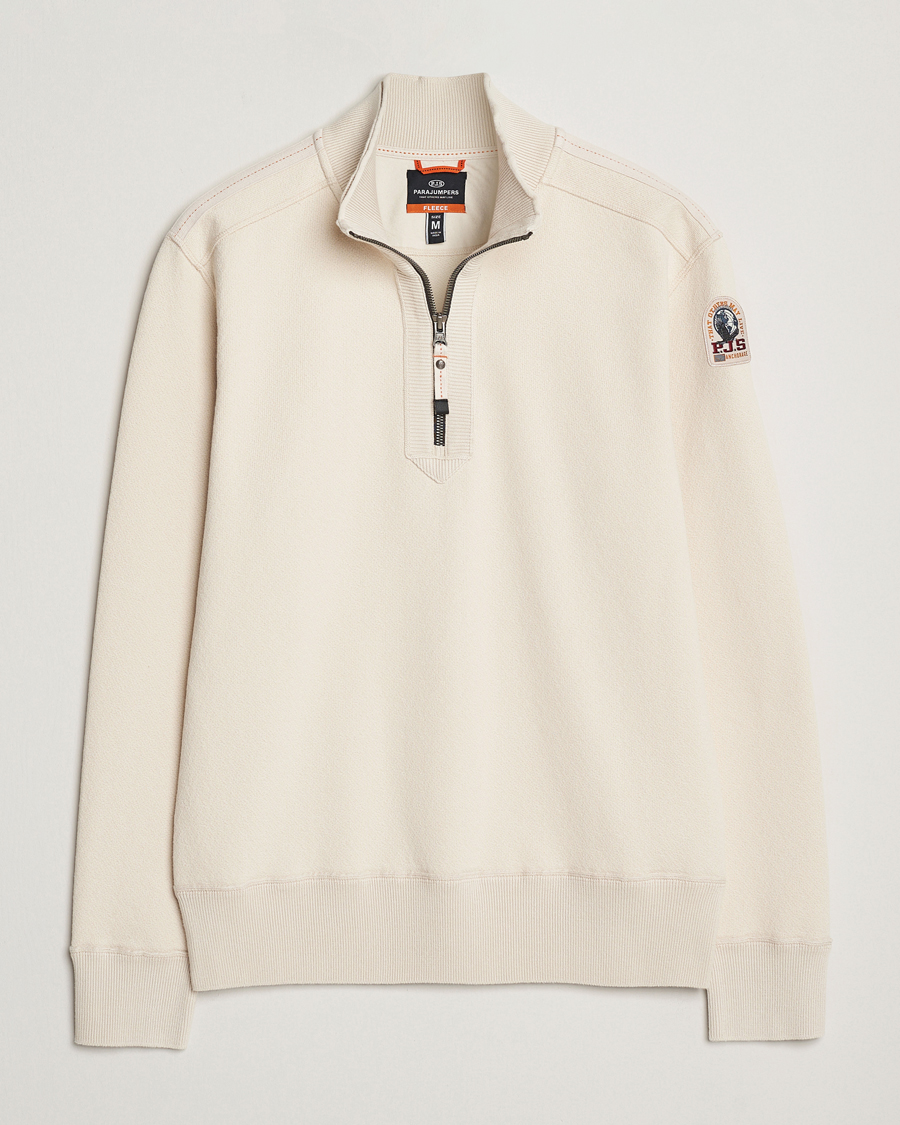 Herren | Pullover | Parajumpers | Lenard Groundfield Half Zip Antique White