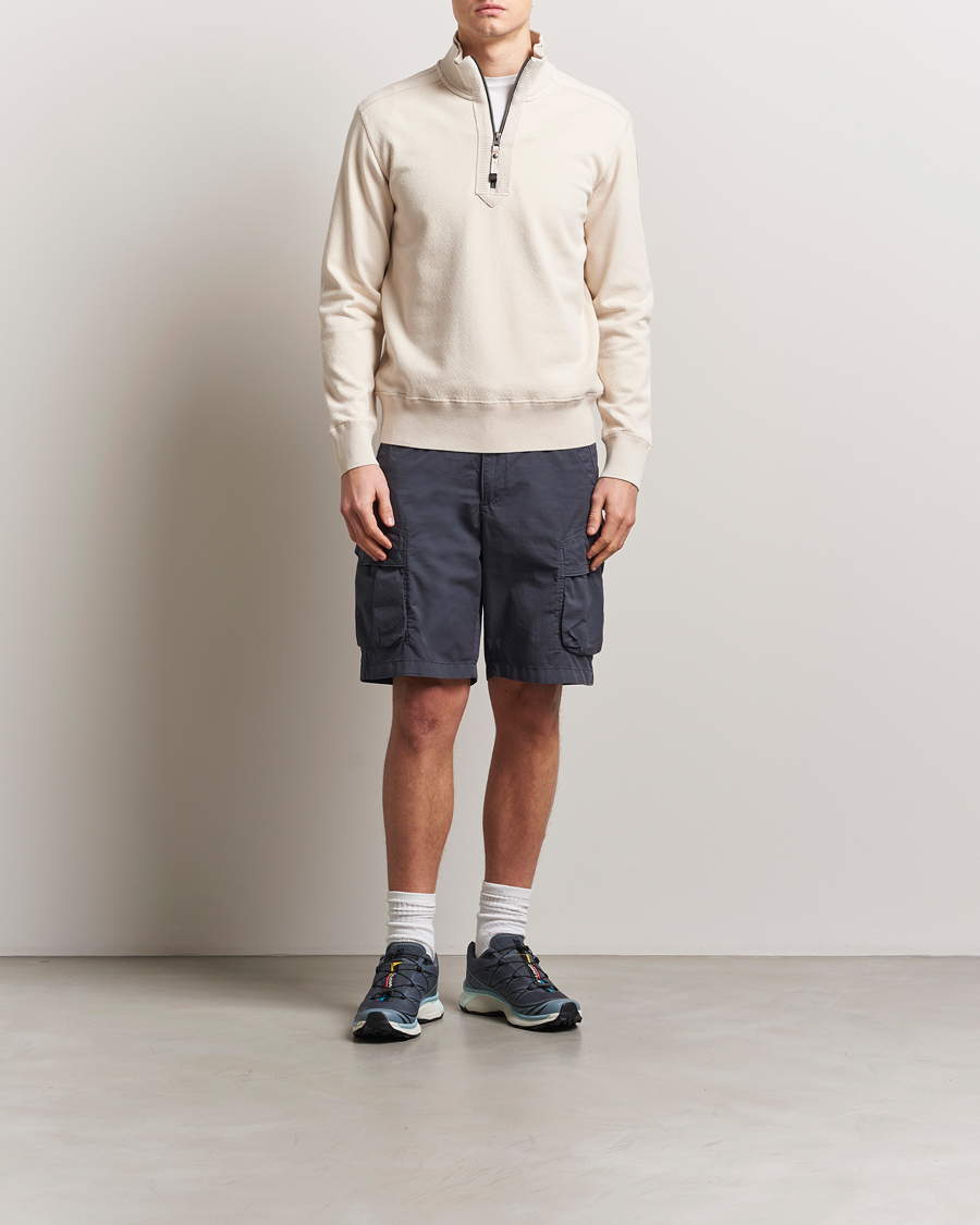 Herren | Pullover | Parajumpers | Lenard Groundfield Half Zip Antique White