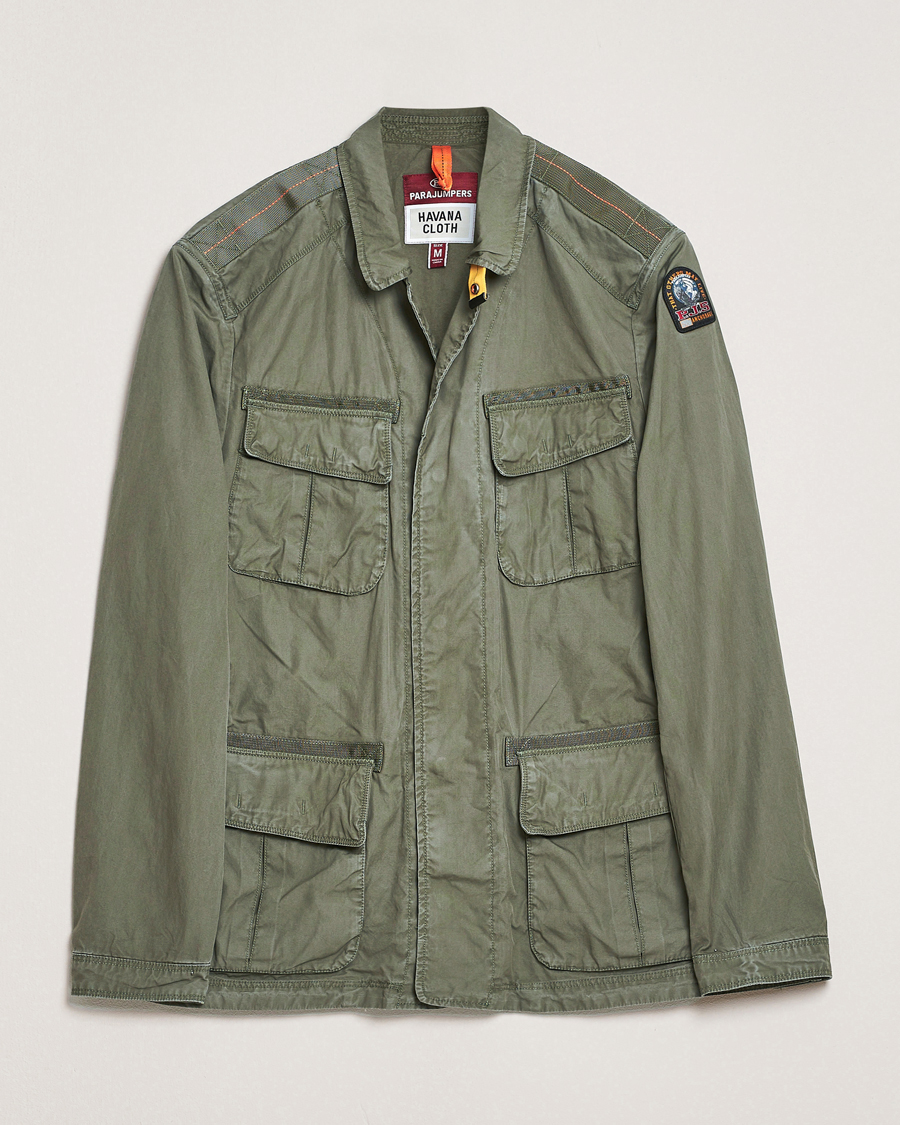 Herren | Jacken | Parajumpers | Oswin Havana Cloth Shirt Jacket Thyme Green