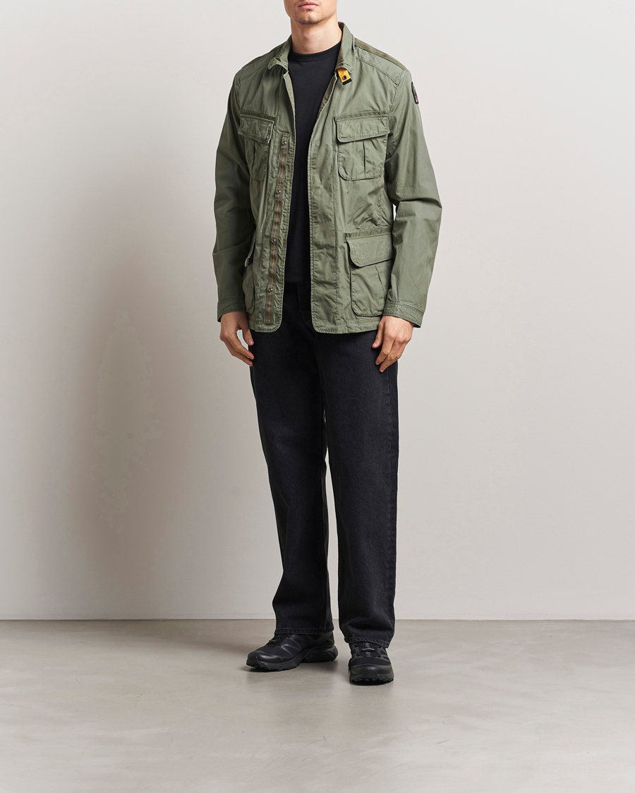 Herren | Jacken | Parajumpers | Oswin Havana Cloth Shirt Jacket Thyme Green