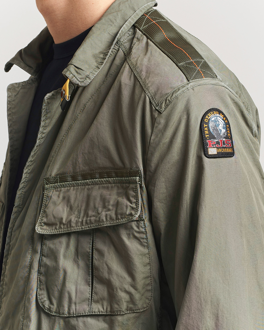 Herren | Jacken | Parajumpers | Oswin Havana Cloth Shirt Jacket Thyme Green