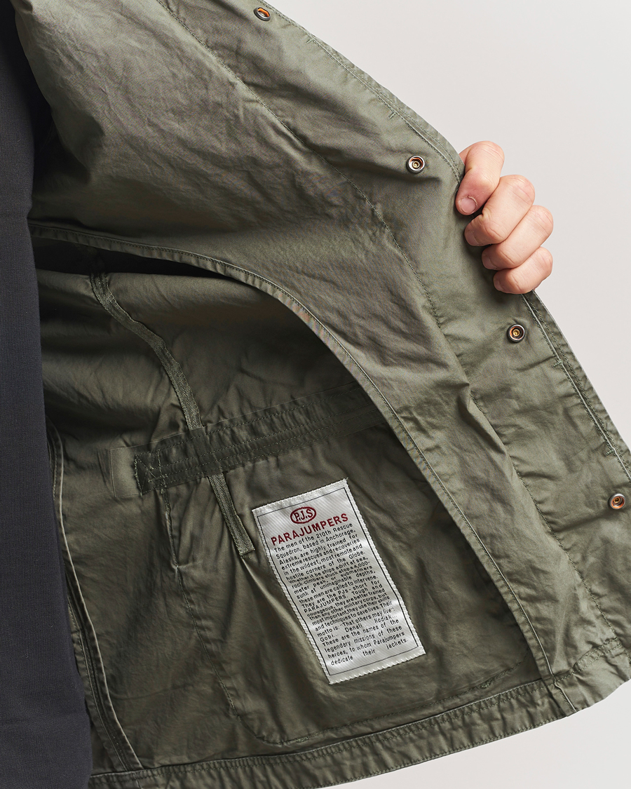 Herren | Jacken | Parajumpers | Oswin Havana Cloth Shirt Jacket Thyme Green