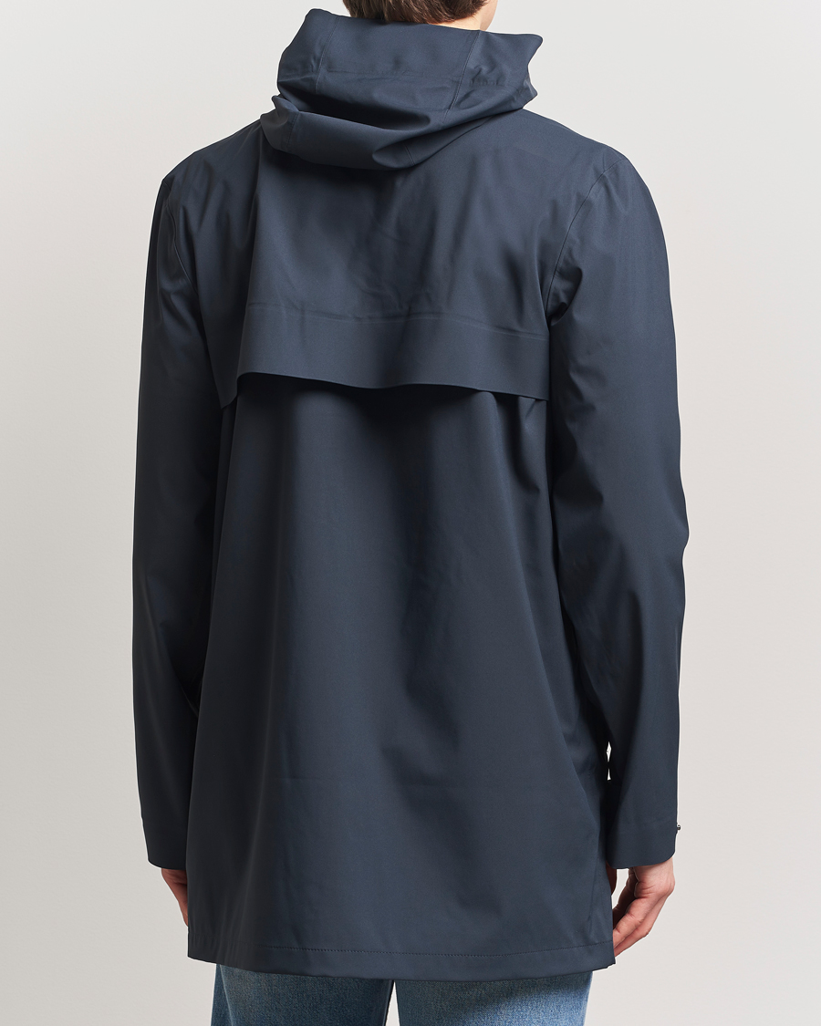 Herren | Jacken | RAINS | Suva Hooded Waterproof Long Jacket Navy