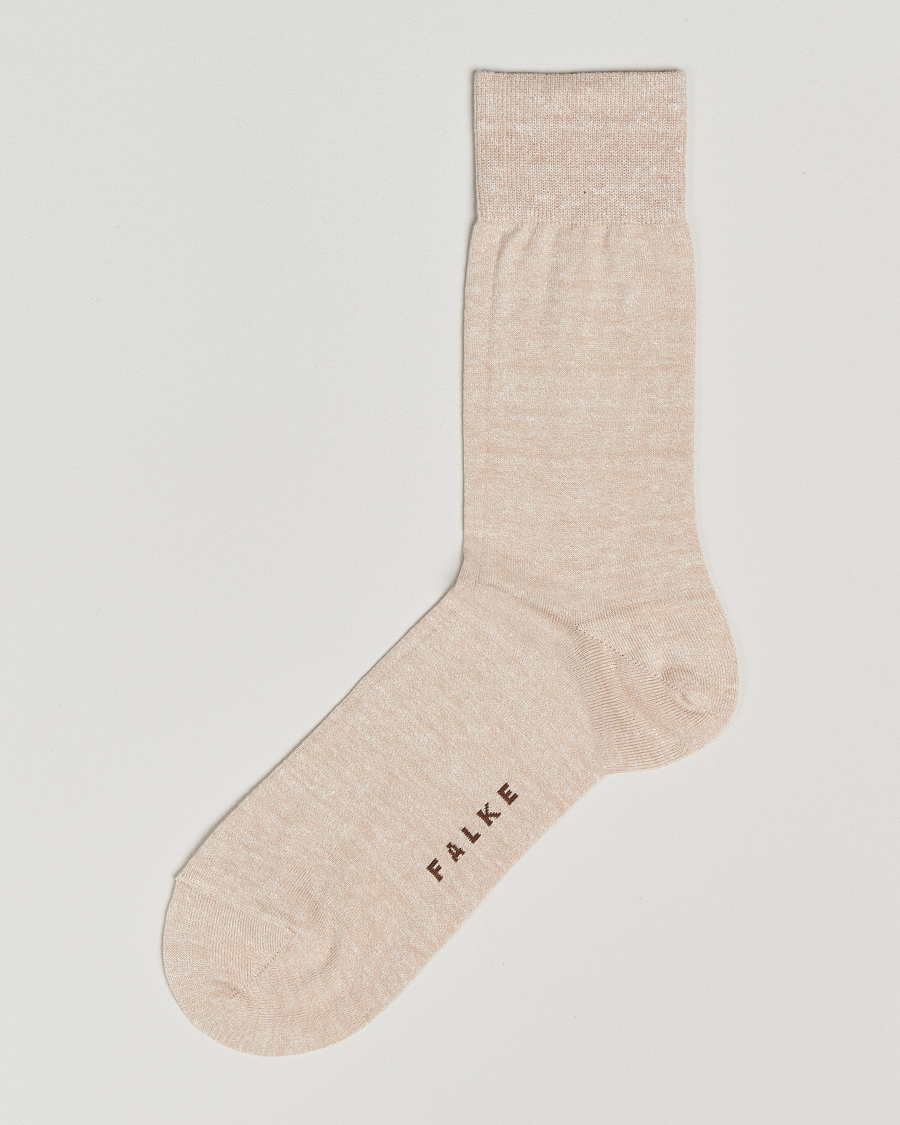 Herren | Unterwäsche | Falke | Panama Linen/Cotton Sock Creme