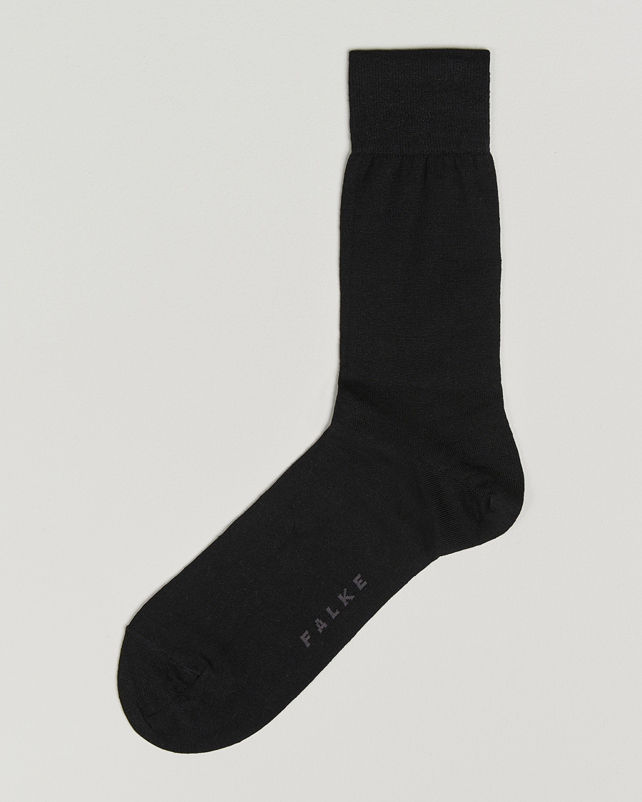 Herren | Unterwäsche | Falke | Panama Linen/Cotton Sock Black