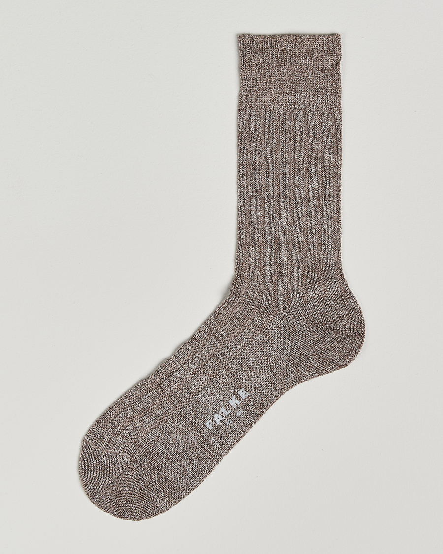 Herren | Unterwäsche | Falke | Bay Linen/Cotton Rib Sock Milkshake