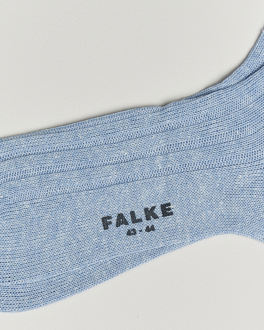 Herren | Unterwäsche | Falke | Bay Linen/Cotton Rib Sock Dream Blue