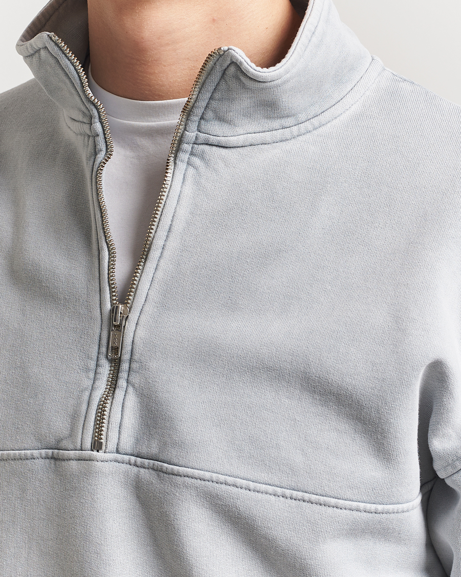 Herren | Pullover | Colorful Standard | Classic Organic Half-Zip Faded Grey