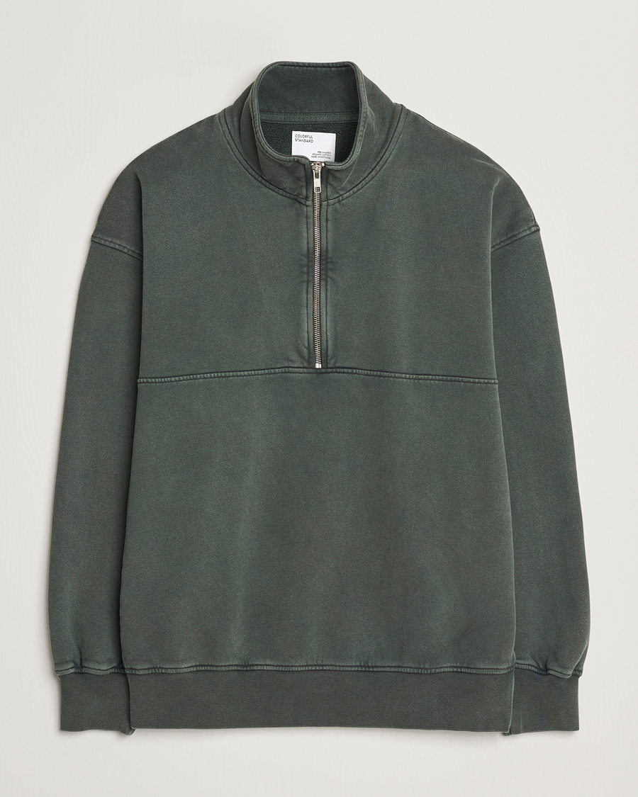 Herren | Pullover | Colorful Standard | Classic Organic Half-Zip Midnight Forest