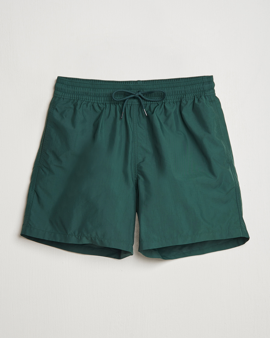 Herren | Badehosen | Colorful Standard | Classic Organic Swim Shorts Emerald Green