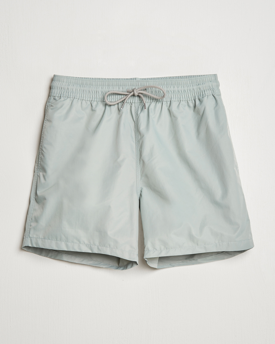 Herren | Badehosen | Colorful Standard | Classic Organic Swim Shorts Steel Blue