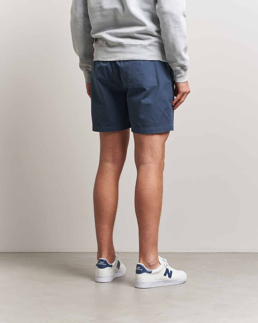 Herren | Shorts | Colorful Standard | Classic Organic Twill Drawstring Shorts Petrol Blue