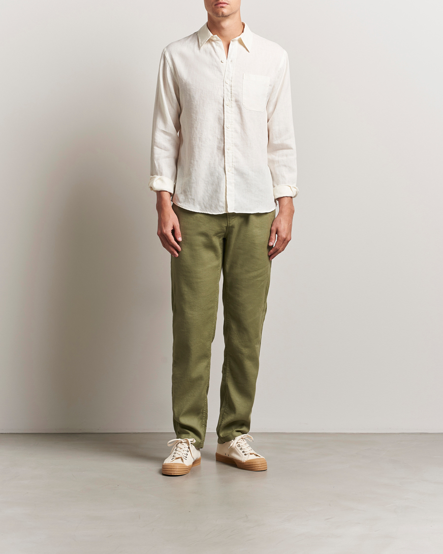 Herren | Hemden | Colorful Standard | Garment Dyed Linen Shirt Ivory White