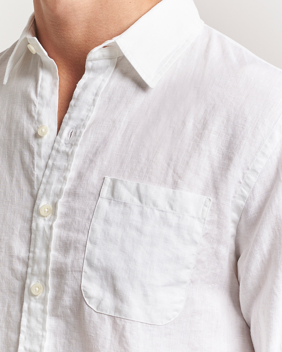 Herren | Hemden | Colorful Standard | Garment Dyed Linen Shirt Optical White