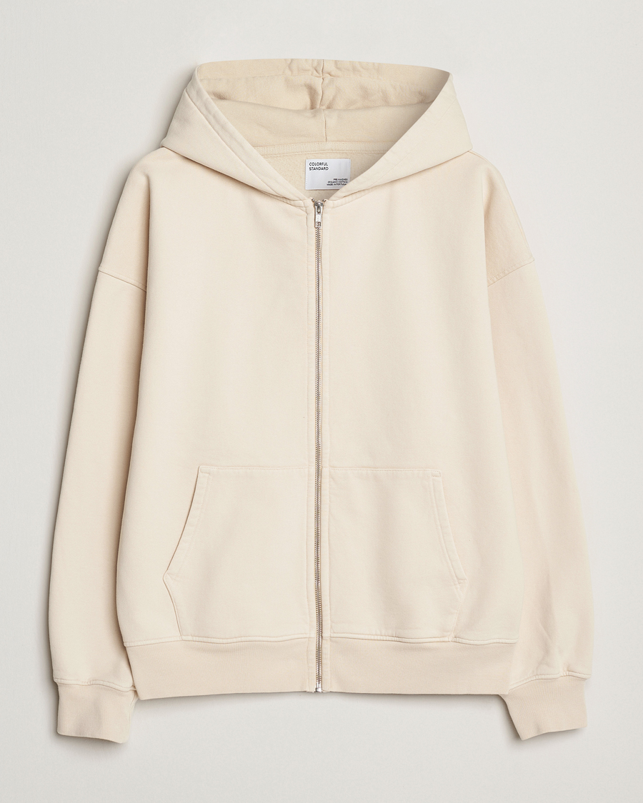Herren | Pullover | Colorful Standard | Organic Full Zip Hoodie Ivory White