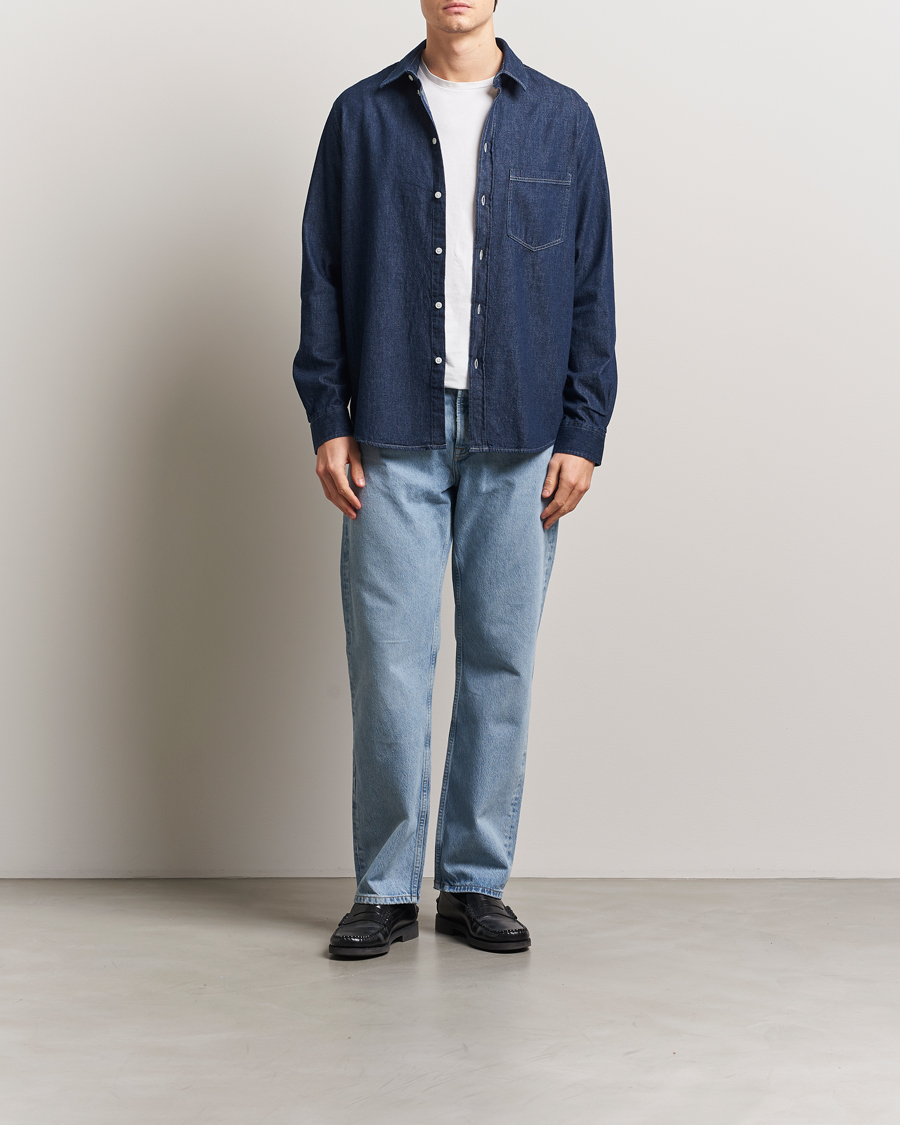 Herren | Hemden | Samsøe Samsøe | Ryan Chambray Shirt Salute Blue