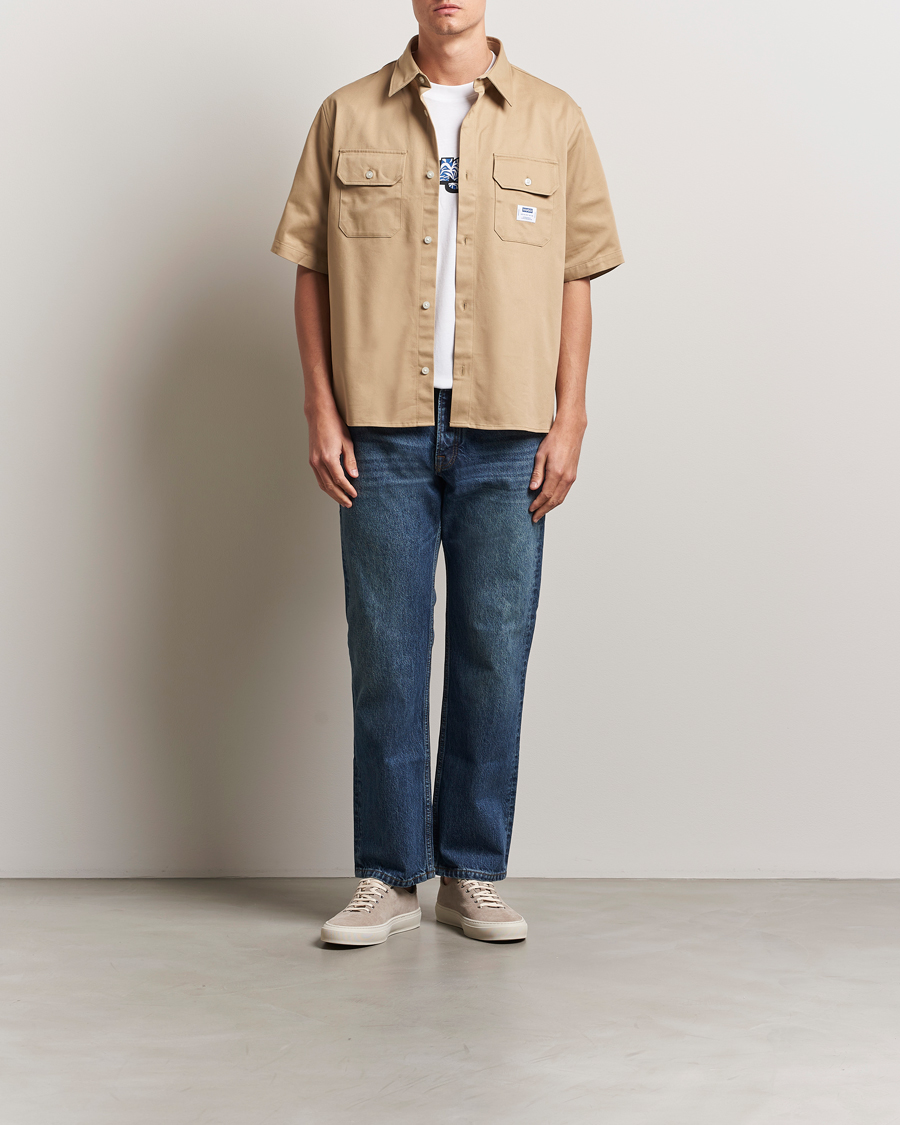 Herren | Hemden | HUGO | Ekyno Short Sleeve Shirt Medium Beige