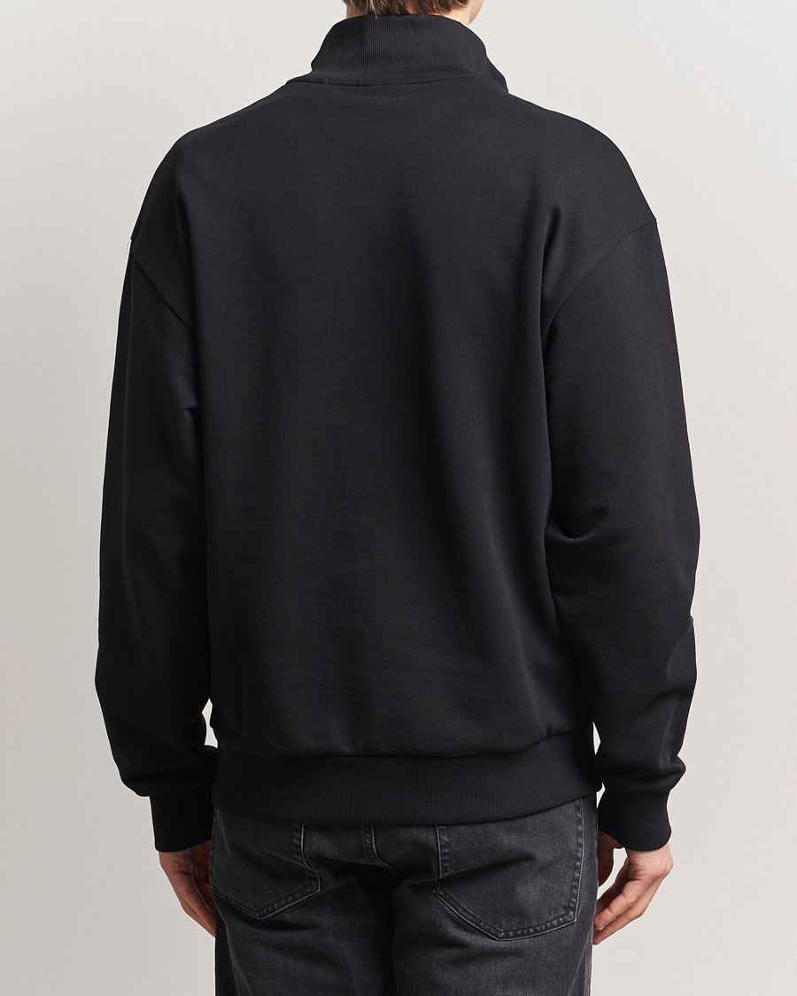 Herren | Pullover | HUGO | Neeler Half Zip Sweatshirt Black