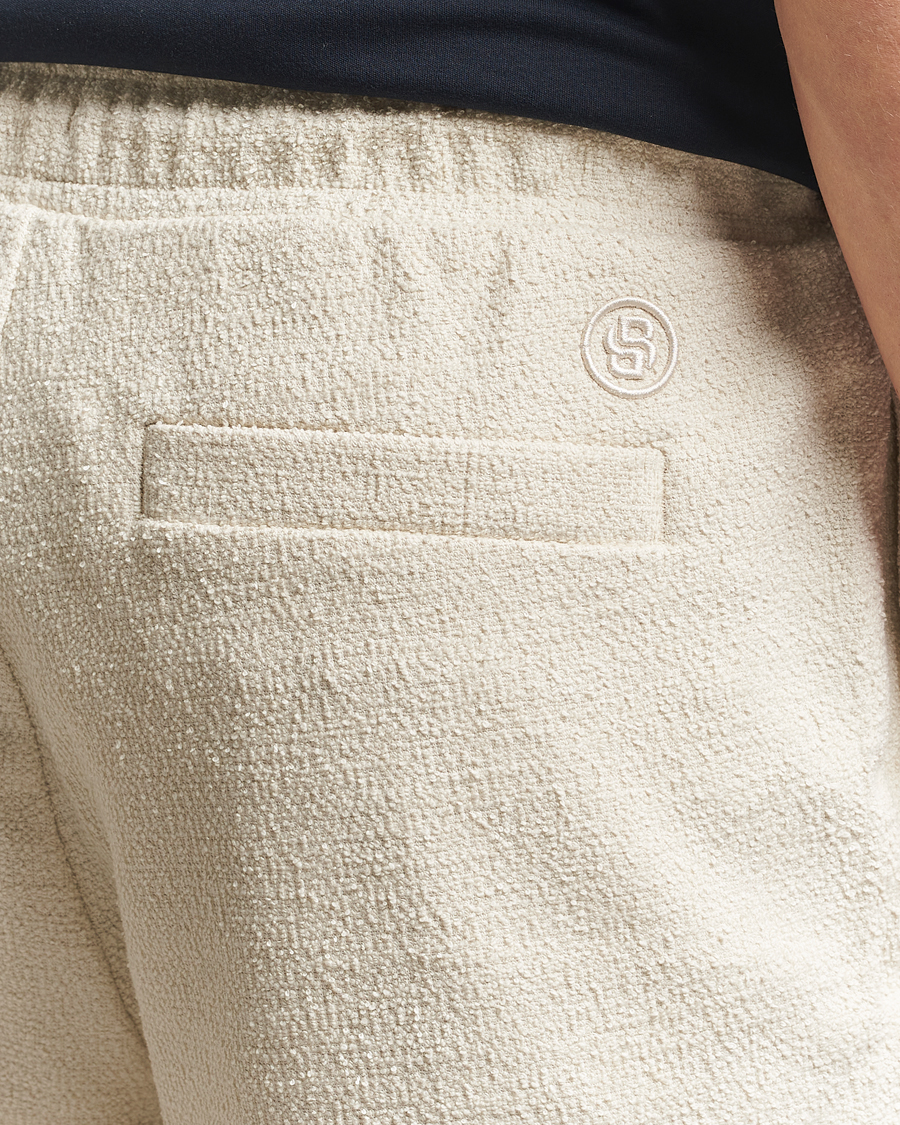 Herren | Shorts | BOSS BLACK | Leoni Terry Sweatshorts Open White