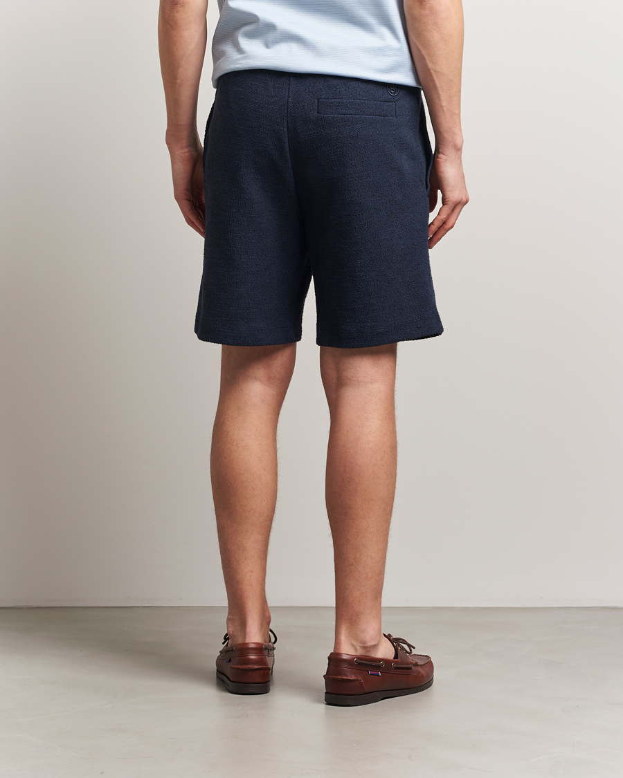 Herren | Shorts | BOSS BLACK | Leoni Terry Sweatshorts Dark Blue