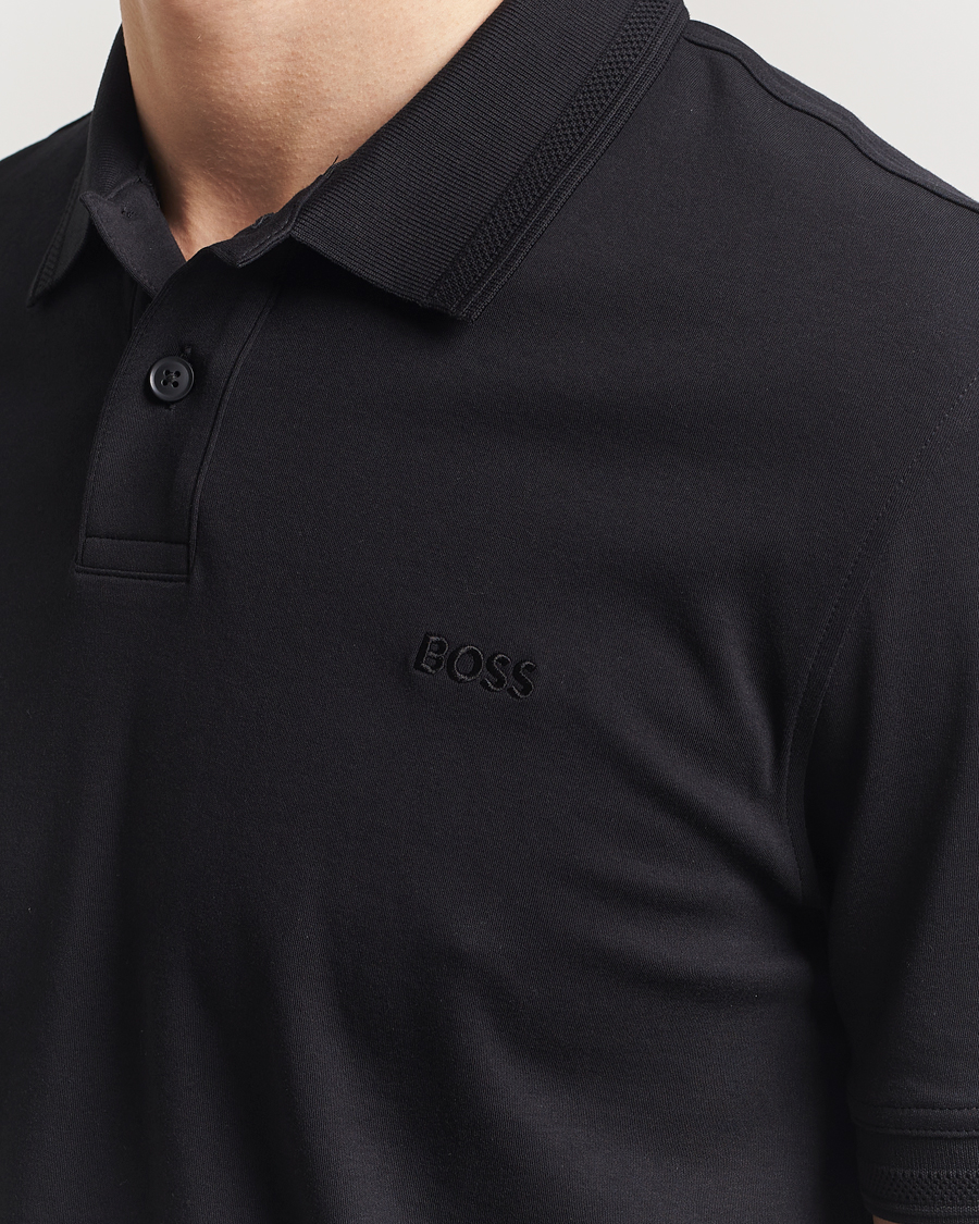 Herren | Poloshirts | BOSS ORANGE | Interlock Polo Black