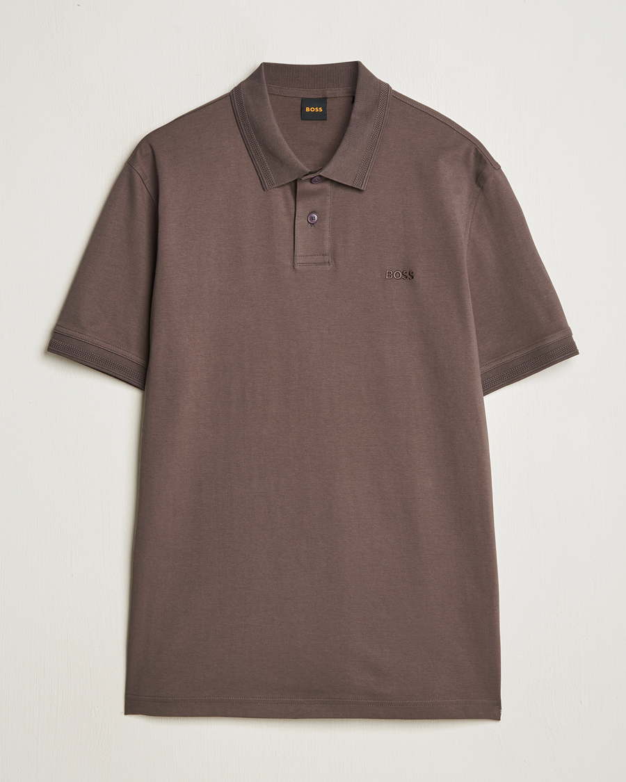 Herren | Poloshirts | BOSS ORANGE | Interlock Polo Open Brown