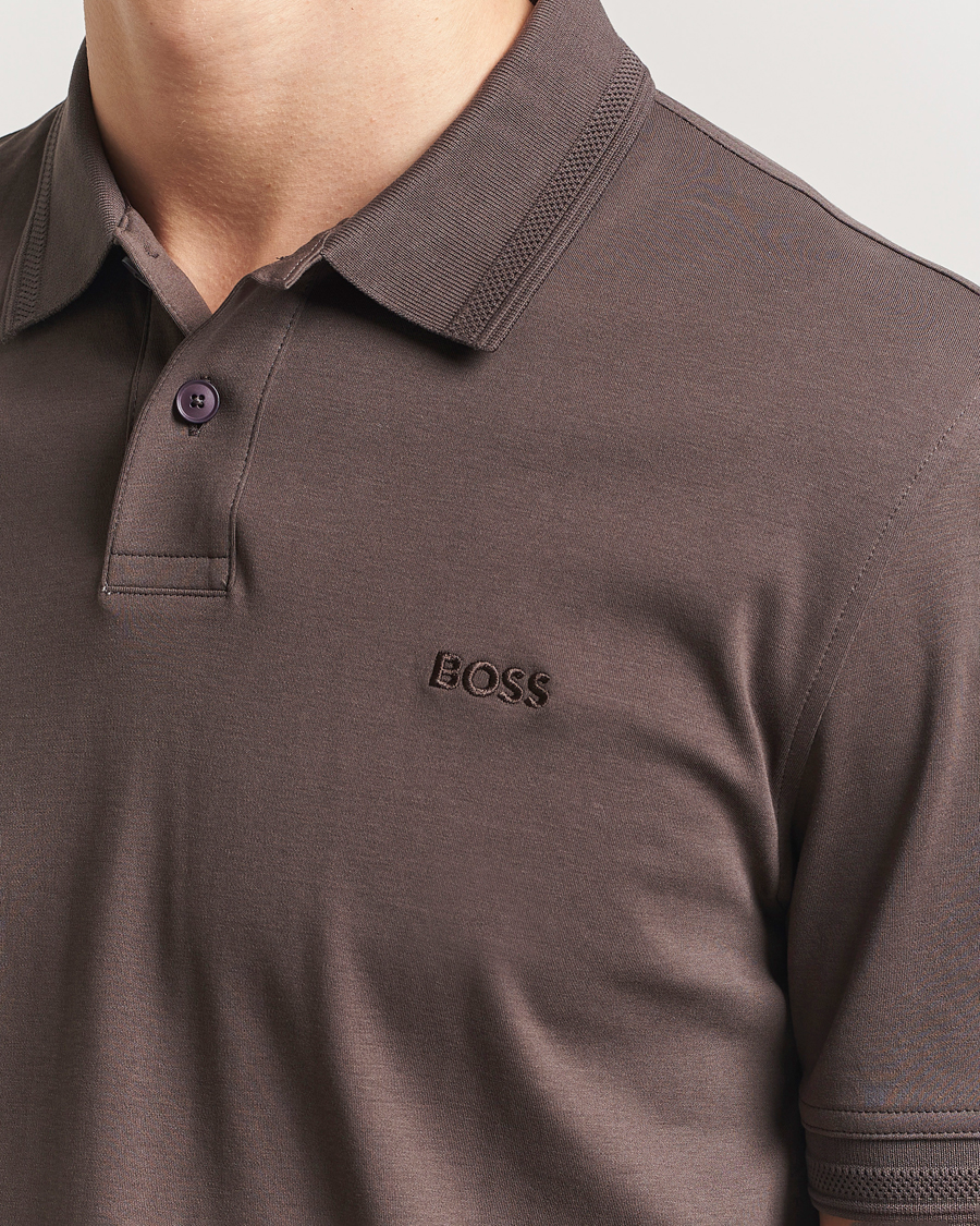 Herren | Poloshirts | BOSS ORANGE | Interlock Polo Open Brown