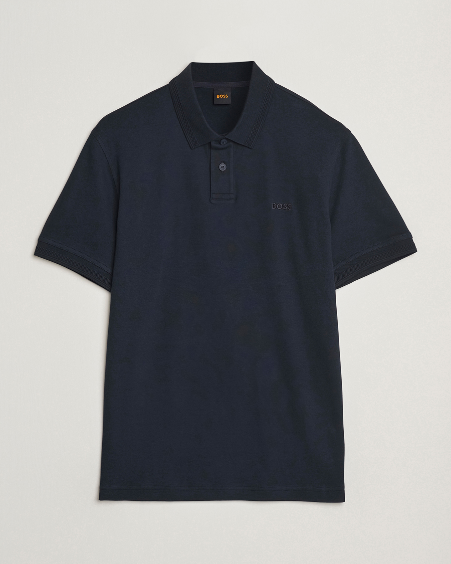 Herren | Poloshirts | BOSS ORANGE | Interlock Polo Dark Blue