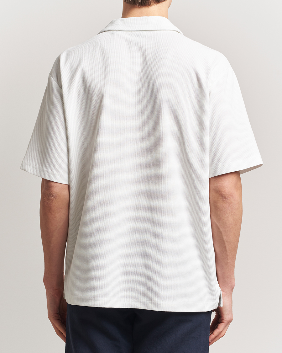 Herren | Hemden | BOSS ORANGE | Waffle Short Sleeve Shirt Natural