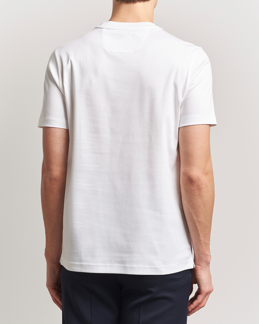 Herren | T-Shirts | BOSS CAMEL | Tesar Cotton Knitted T-Shirt White