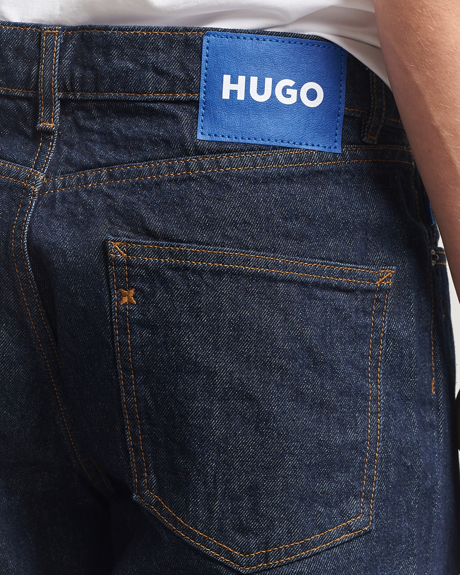 Herren | Jeans | HUGO | Jonah Straight Fit Jeans Dark Blue