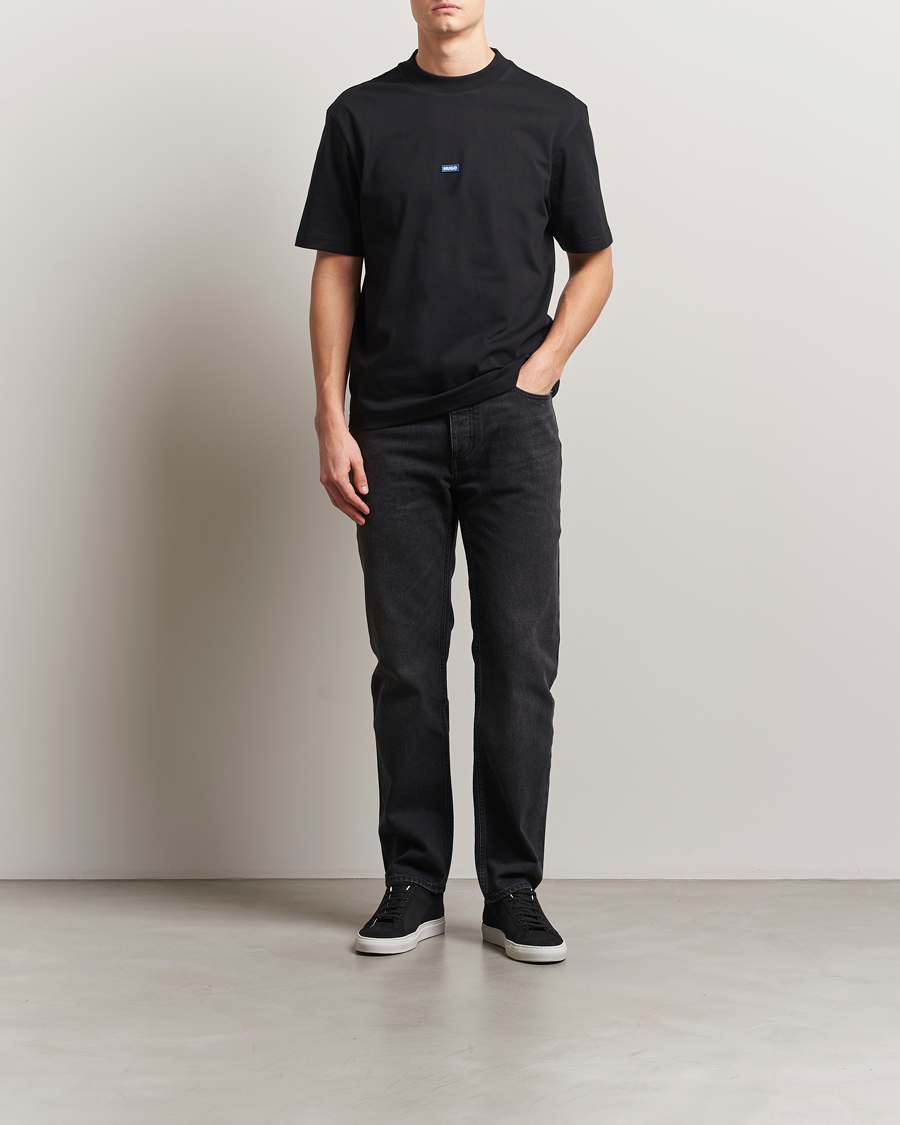 Herren | Jeans | HUGO | Jonah Straight Fit Jeans Washed Black