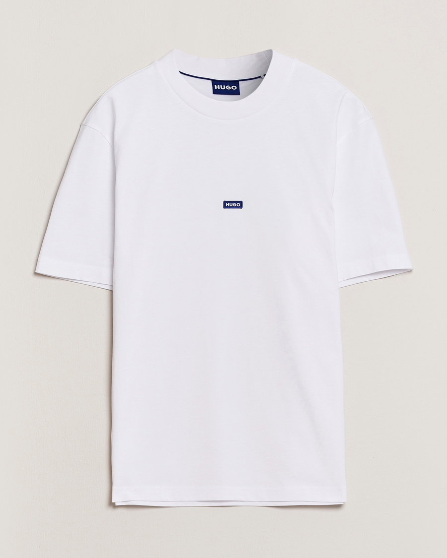 Herren | T-Shirts | HUGO | Nieros Crew Neck T-Shirt White