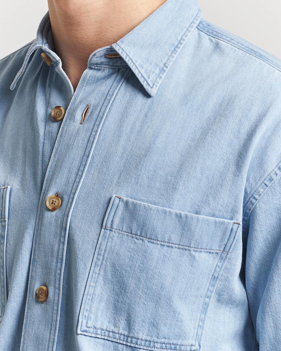 Herren | Hemden | BOSS BLACK | Cory Denim Overshirt Light Blue