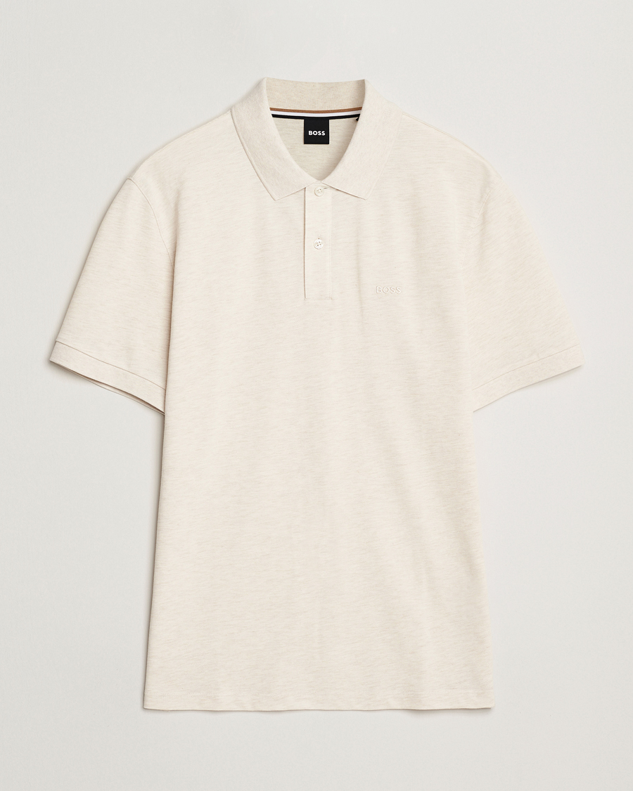 Herren | Poloshirts | BOSS BLACK | Pallas Polo Open White