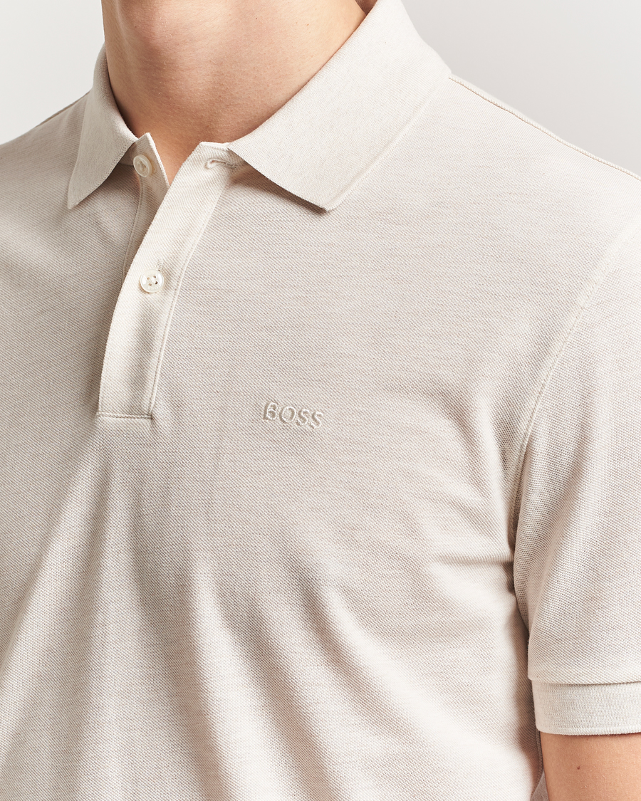 Herren | Poloshirts | BOSS BLACK | Pallas Polo Open White