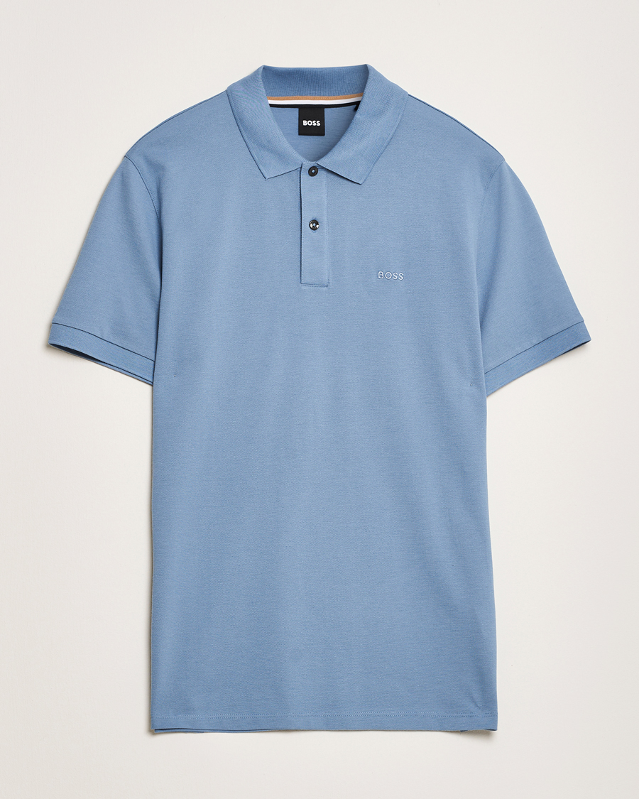 Herren | Poloshirts | BOSS BLACK | Pallas Polo Light Blue