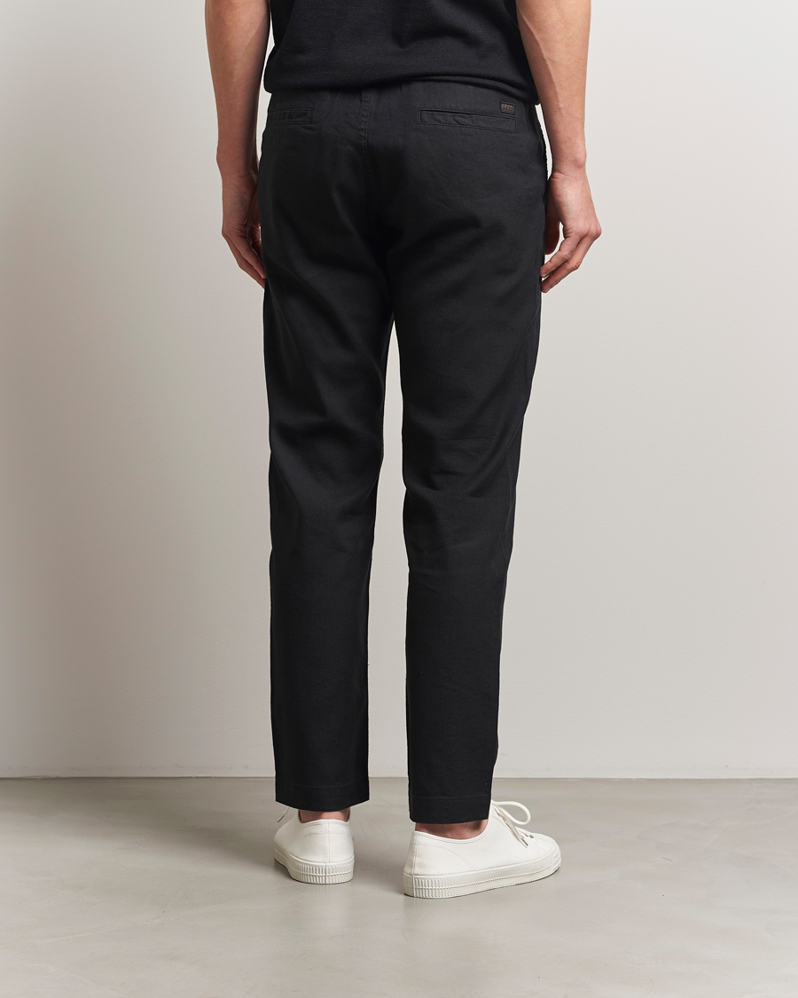 Herren | Hosen | BOSS ORANGE | Sanderson Linen Pants Black