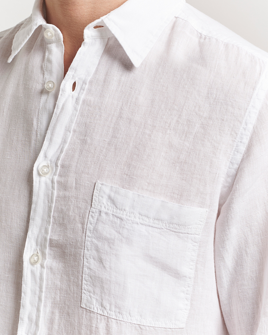 Herren | Hemden | BOSS ORANGE | Relegant Linen Shirt White