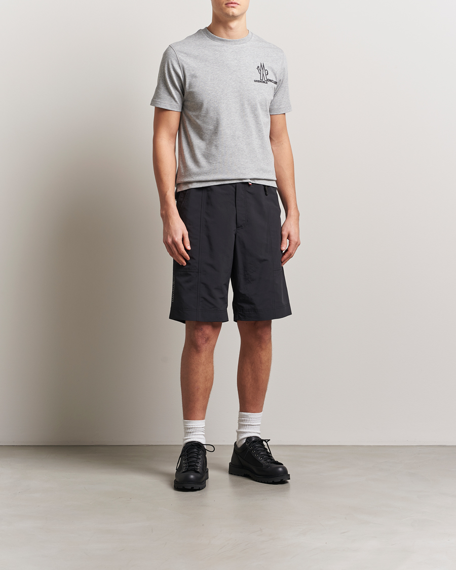 Herren | T-Shirts | Moncler Grenoble | Logo T-Shirt Heather Grey