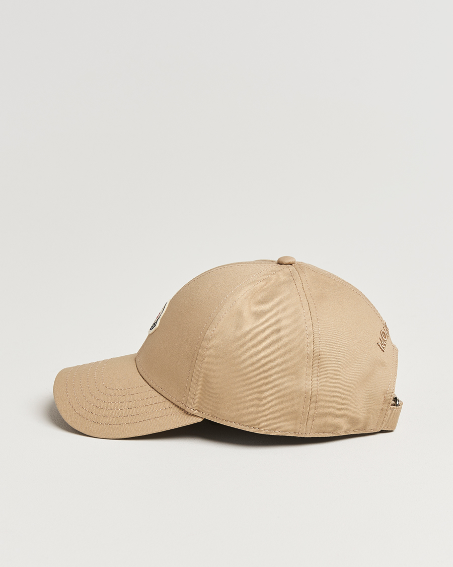Herren | Moncler Logo Baseball Cap Beige | Moncler | Logo Baseball Cap Beige