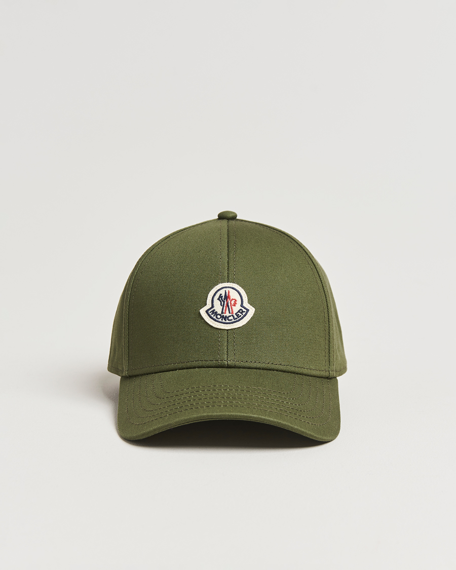 Herren | Moncler Logo Baseball Cap Dark Green | Moncler | Logo Baseball Cap Dark Green