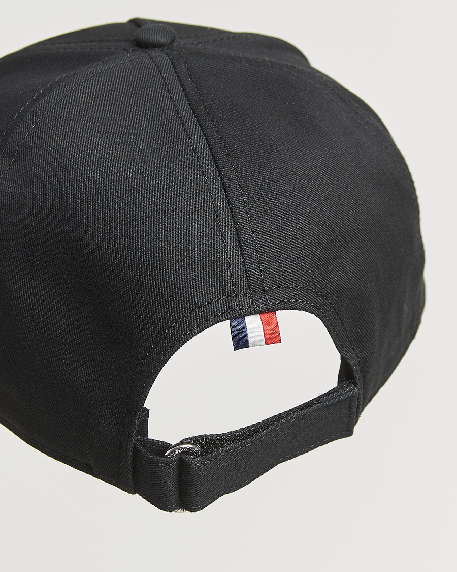Herren | Moncler Lettering Logo Baseball Cap Black | Moncler | Lettering Logo Baseball Cap Black