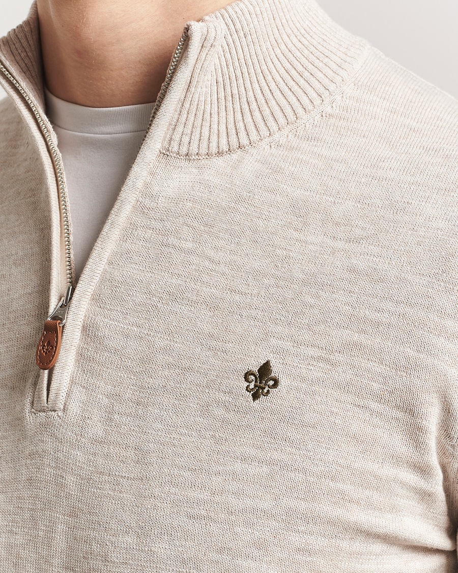 Herren | Pullover | Morris | Randall Half Zip Khaki