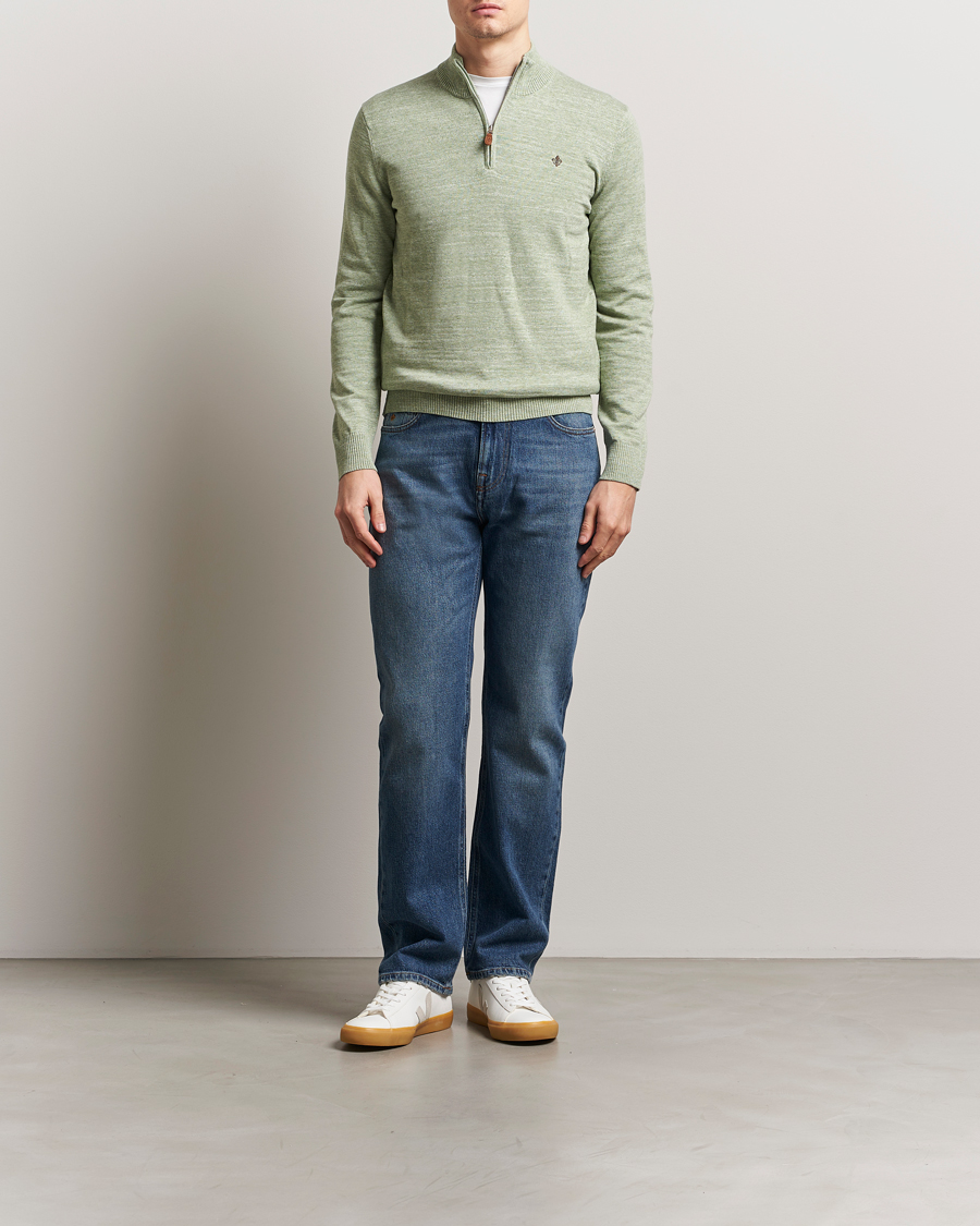 Herren | Pullover | Morris | Randall Half Zip Green